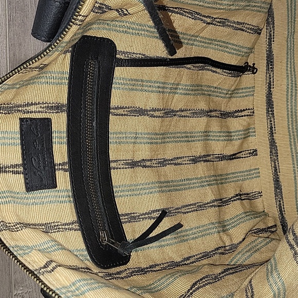 Nena & Co. Floral Tapestry Leather Tote Bag - Picture 11 of 13